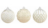 CG Hunter Holiday 6-Piece Shatter Resistant 6-inch Ornaments Gold/Silver/Cream