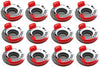 Intex Red River Run 1 Fire Edition Sport Lounge, Inflatable Water Float, 53" Diameter 12 Pack
