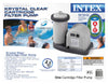 Intex Krystal Clear Cartridge Filter Pump 1,500 GPH for Above Ground Pools