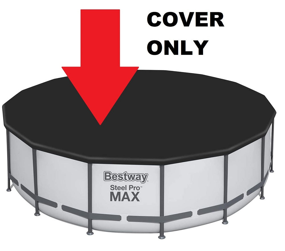 Replacement COVER for Bestway Steel Pro MAX 13ft Round Swimming Pool Black