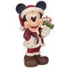 17-Inch Disney Traditions Hand Painted Holiday Mickey Statue