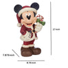 17-Inch Disney Traditions Hand Painted Holiday Mickey Statue