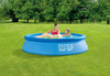 Intex 8ft X 24in Easy Set Above Ground Swimming Pool Set, Blue