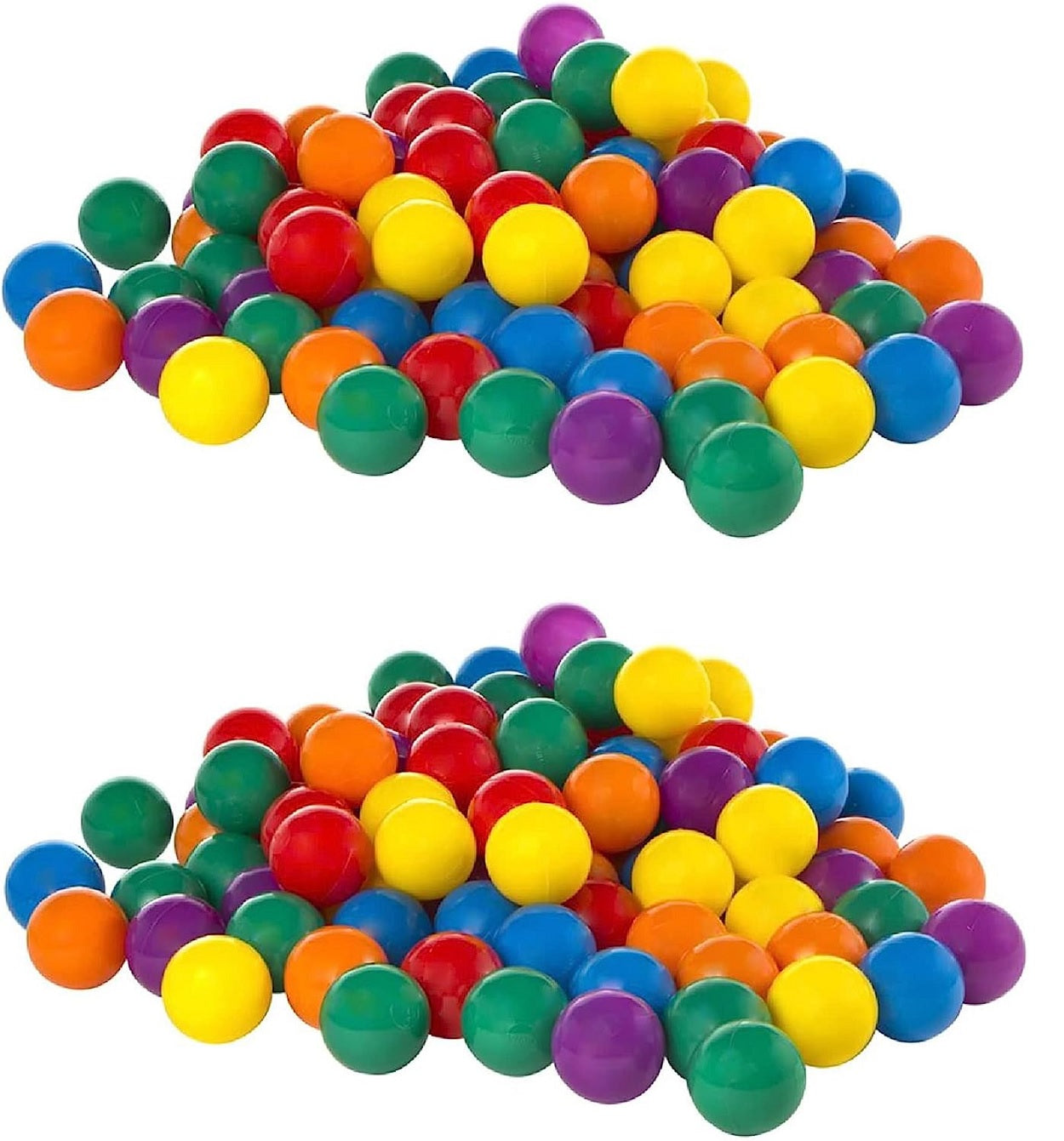 Intex Fun Ballz 100 Multi Colored 3 1/8-inch Plastic Balls (2-Pack)