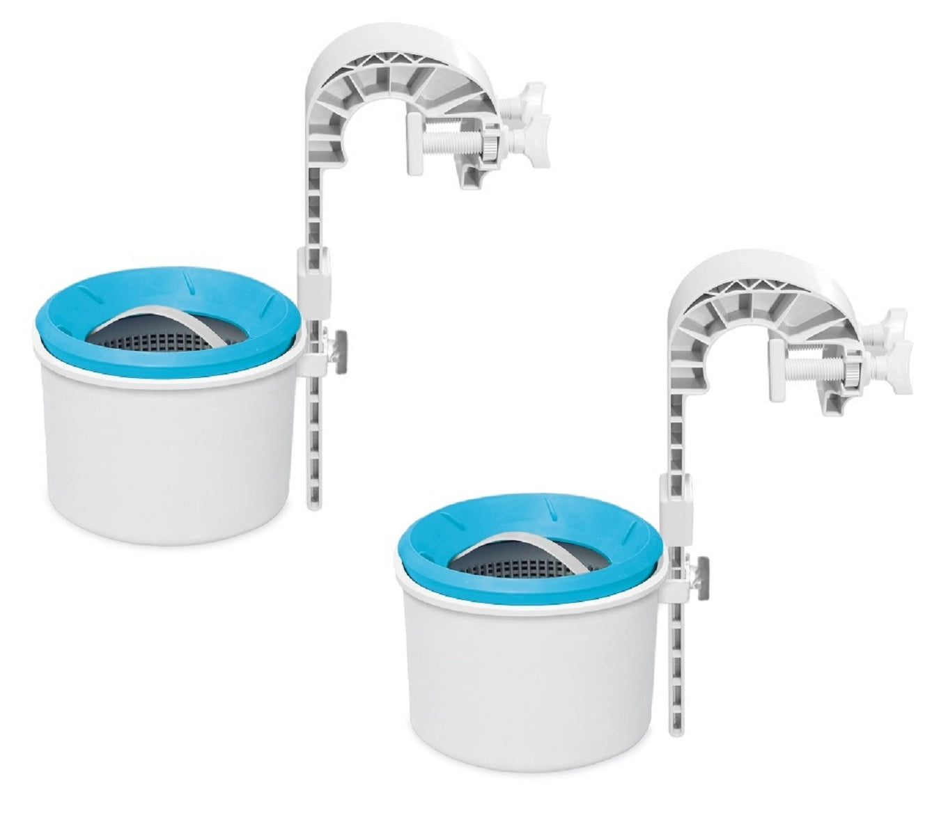 Intex Deluxe Wall Mount Surface Skimmer for Above Ground Pools (2-Pack)