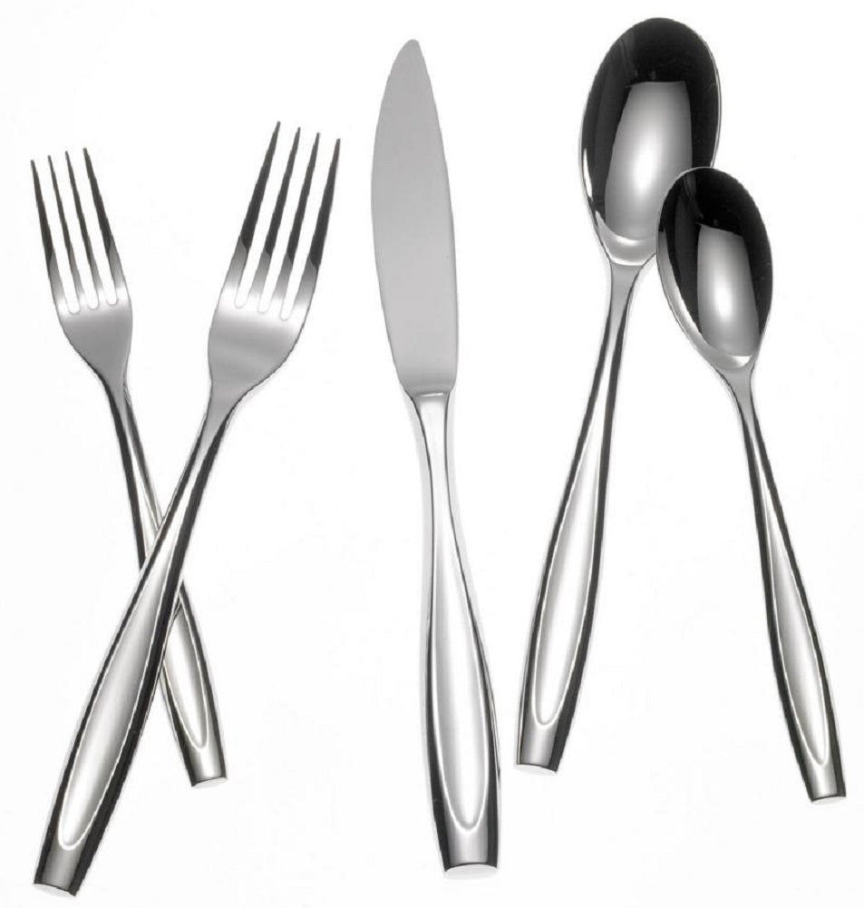 Yamazaki Thesis 5-piece Place Setting Flatware Set 18/8 Stainless Steel