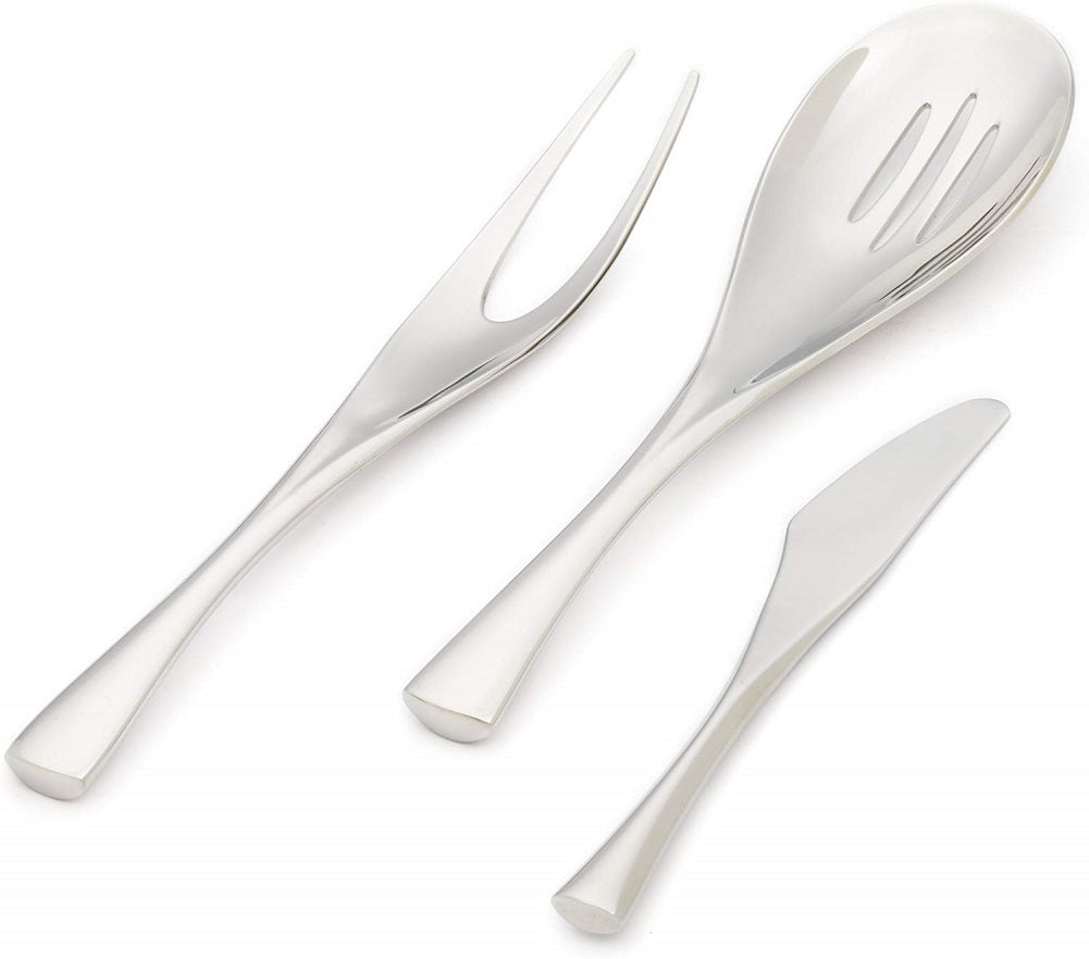 Yamazaki Merge 3-piece Serving Set 18/8 Stainless Steel