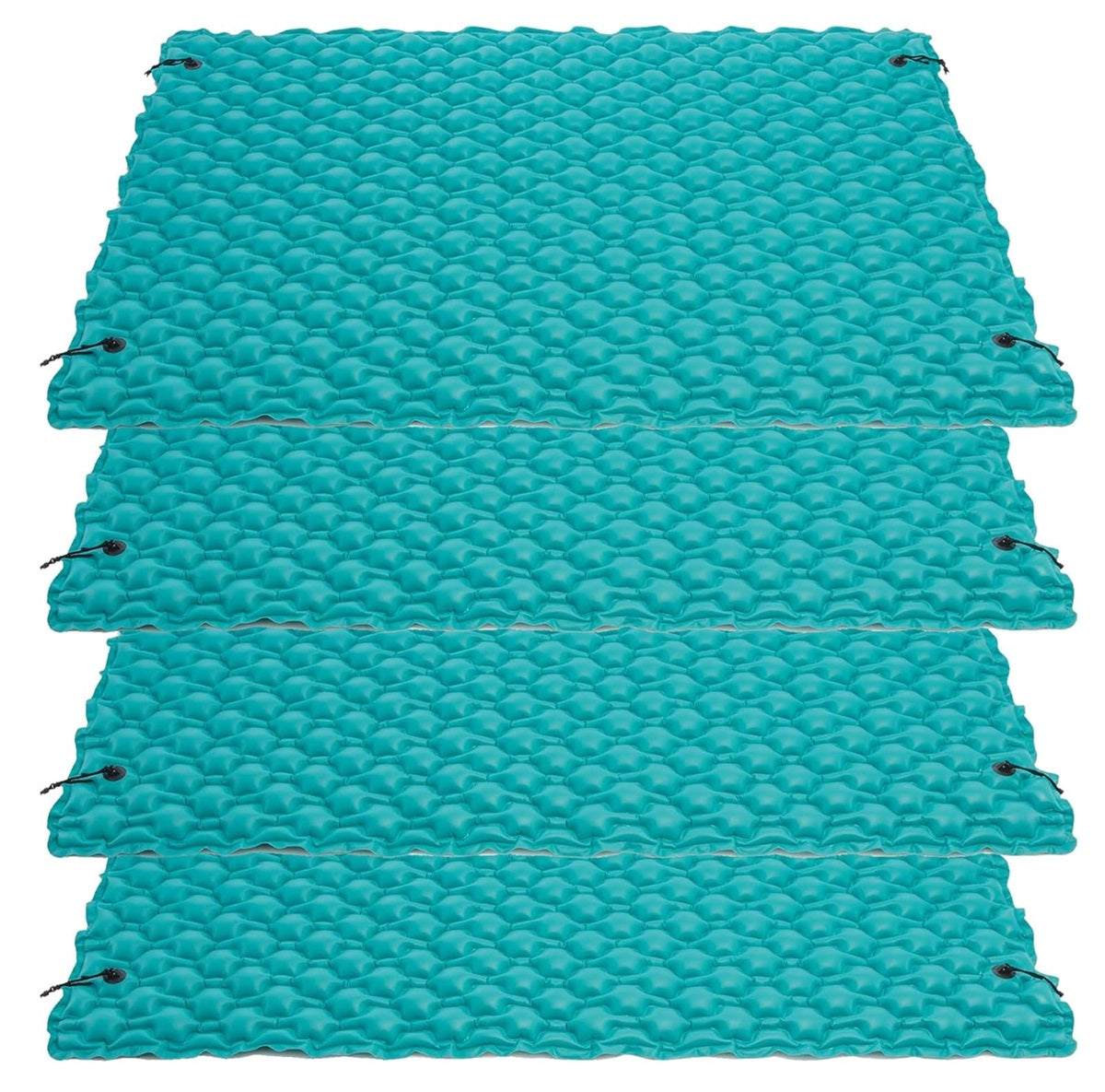 Intex Giant Inflatable Floating Platform Mat for Pools and Lakes 9.5FT X 7FT (4-Pack)