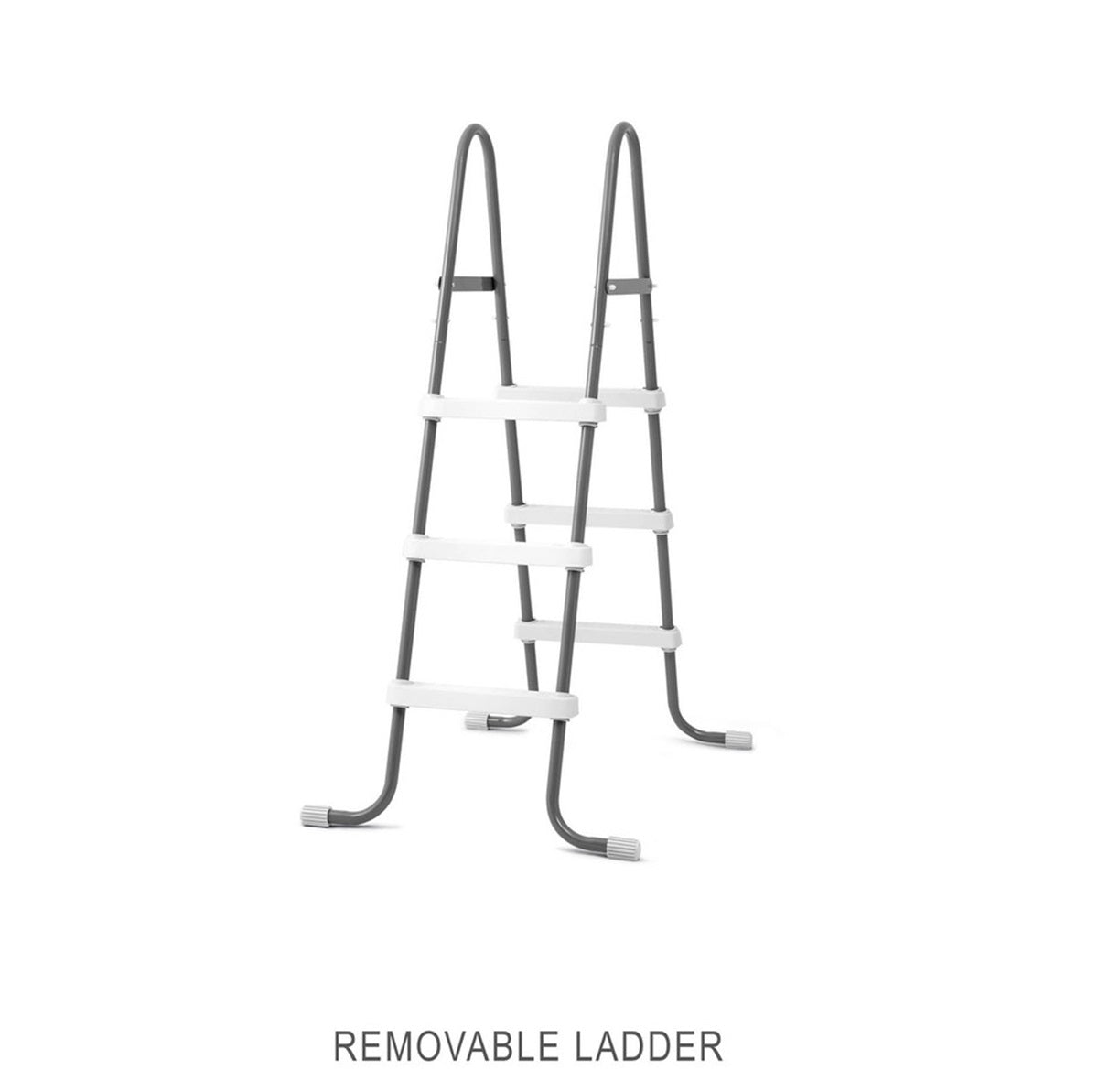 Intex 58978E Pool Ladder for Above Ground Swimming Pools with 48-Inch Wall Height