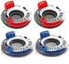 Intex River Run 4-Pack 2 Fire Red River Run and 2 Blue River Run 53" Lounge