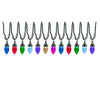 Gemmy Orchestra of Lights Color-Changing 24 LED C9 Multifunction Lights 23-FT
