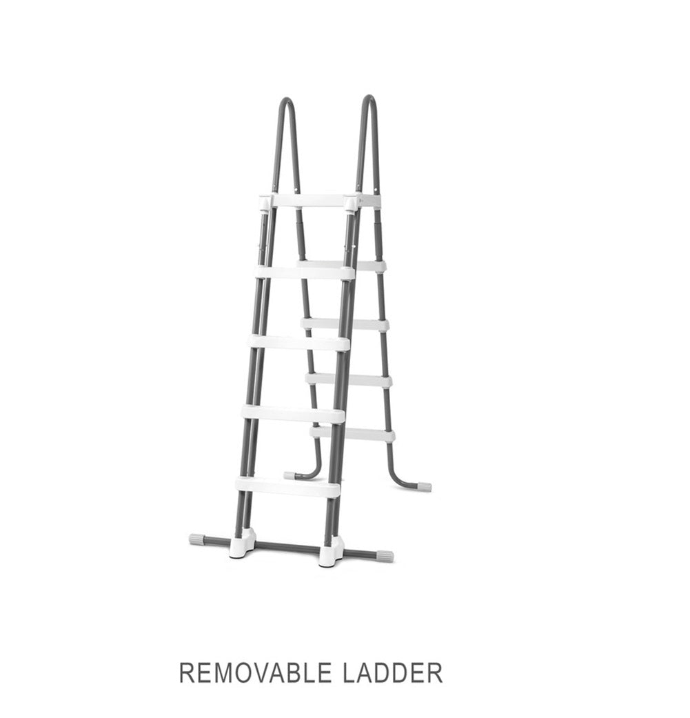 Intex Deluxe Pool Ladder with Removable Steps for 52" H Wall Above Ground Pool