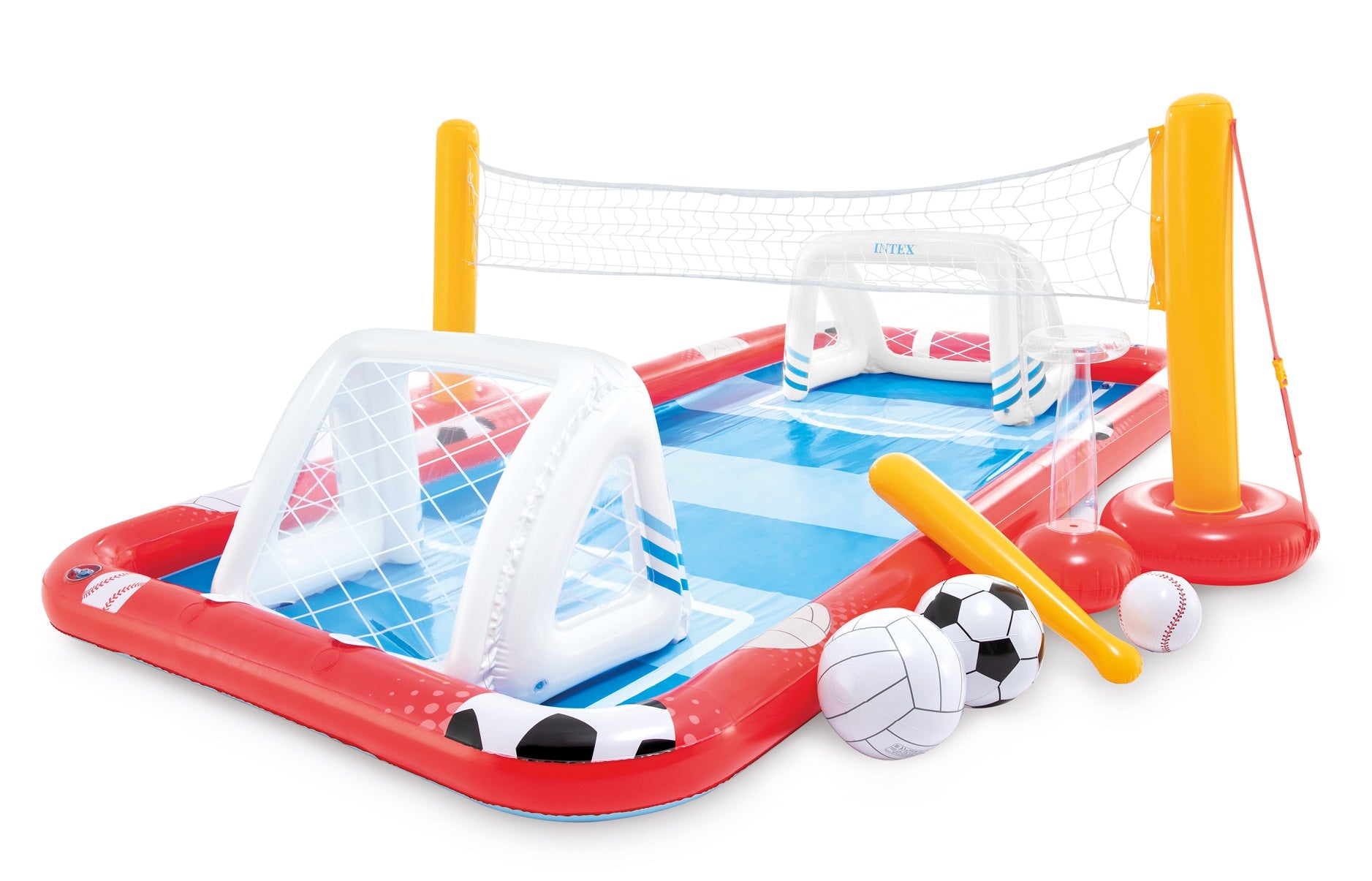 Intex Action Sports Play Center Inflatable 128in x 105in x 40in