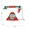 Gemmy 8.27-in Mickey Mouse Holiday Telephone with Lights Holiday Decoration