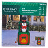 Holiday Living 5-FT Animated Penguin in a Jack-in-the-Box Christmas Inflatable