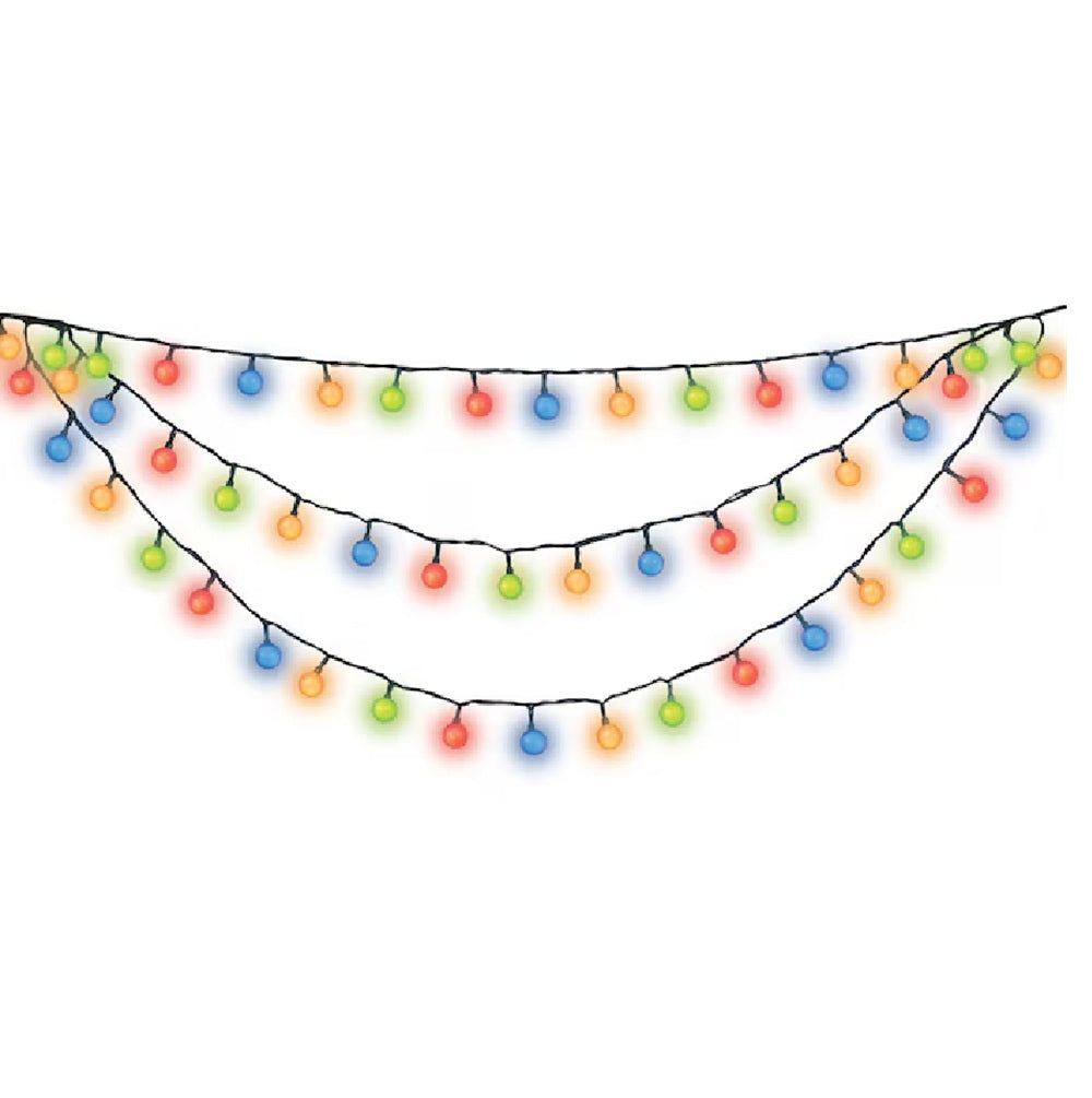GE Color Choice 150 LED Dual Color Swag Lights Multi or Warm White 10.6FT