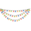 GE Color Choice 150 LED Dual Color Swag Lights Multi or Warm White 10.6FT