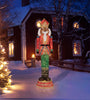 Holiday Living 8-FT Pop-Up Twinkling Nutcracker Yard with White LED Lights