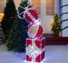Holiday Living 6-Foot Ornament Gift Stack Decoration with White LED Lights