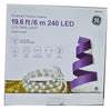 GE StayBright Random Sparkle 19.6-ft Bright White 240 LED Tape Light