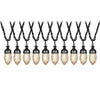 Gemmy 10-Count LED LightShow Diamond Sparkle C9 Classic White Light String 9-FT
