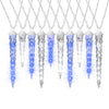 Gemmy LightShow ShootingStar Icicle Light String 10-Count Icicles White/Blue