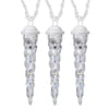 Gemmy LightShow ShootingStar Icicle Light String 10-Count Icicles White/Blue