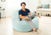 Intex Beanless Bag Inflatable Chair, 44" X 41" X 29" Mint Blue