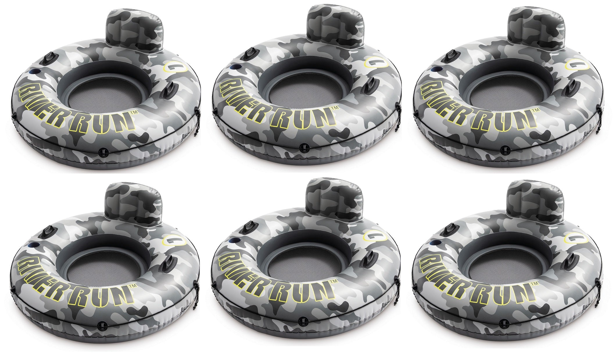 Intex Camo River Run 53-Inch Inflatable Tube - 6 Pack