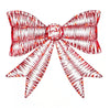 Home Accents Holiday 4 ft. Sparkle Red LED Metallic Bow Holiday Yard Decoration