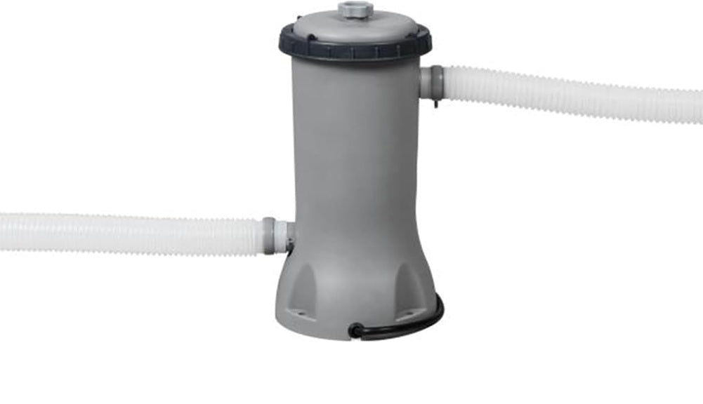 Bestway Flowclear 530 Gallons Per Hour 120 Volt Above Ground Swimming Pool Water Filter Pump Cartridge with Automatic Shut Off Timer