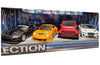 MSZ Vroom Tech Auto Show Collection Doors Open 8 Pack (Blue)