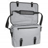 BriefSak Waterproof Messenger Bag, XL Fits Laptops up to 17.5" (Grey)