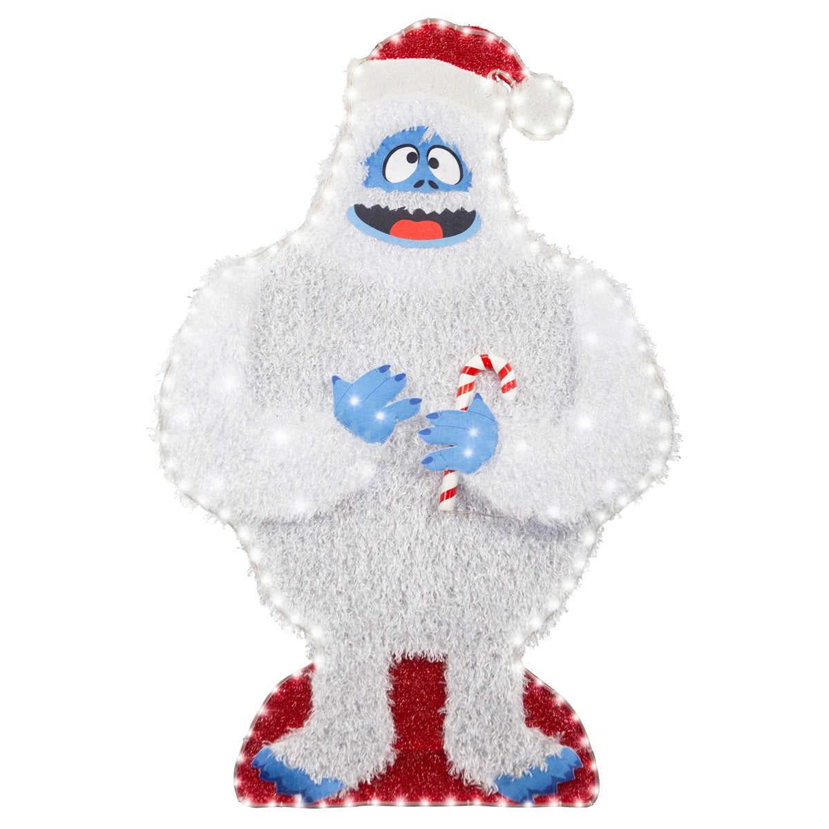 Gemmy Rudolph 3.3-FT Tall Freestanding Bumble Flat-Tastics Lighted Yard Decor