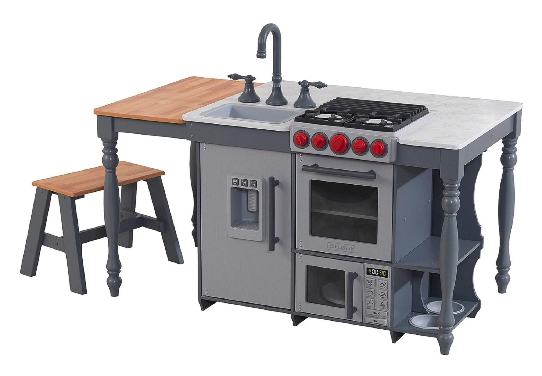 KidKraft Chef’s Cook N Create Island Play Kitchen with EZ Kraft Assembly