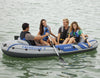 Intex Excursion 4 Inflatable Boat Set - 4 Person with Oar and Pump