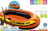 Intex Explorer 300 3-Person Inflatable Boat Set with French Oars and Air Pump
