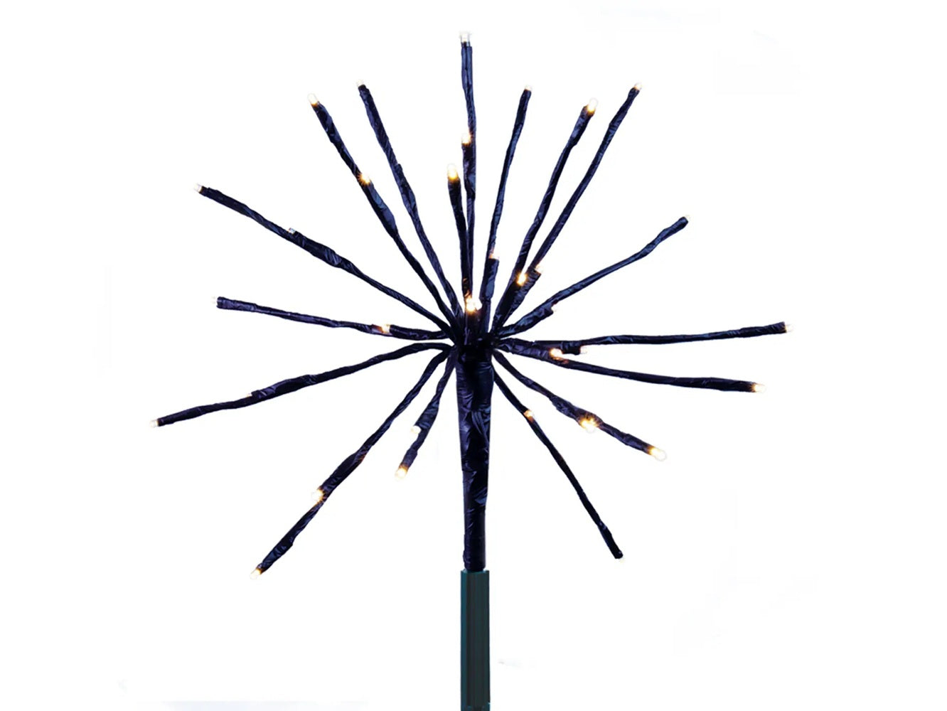 GE StayBright Random Sparkle 6-Count 216 Warm White LED Starburst Pathway Sets