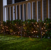 GE StayBright Random Sparkle 6-Count 216 Warm White LED Starburst Pathway Sets