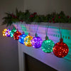 GE 9-count StayBright G-100 Microbright Ornament 135 LED Multicolor String Lights