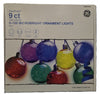 GE 9-count StayBright G-100 Microbright Ornament 135 LED Multicolor String Lights