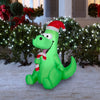 Holiday Living 3.5-ft Lighted Dinosaur with Candy Cane Christmas Inflatable
