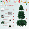 Shearly 6ft Artificial Unlit Spruce Christmas Tree with 1200 Branch Tips