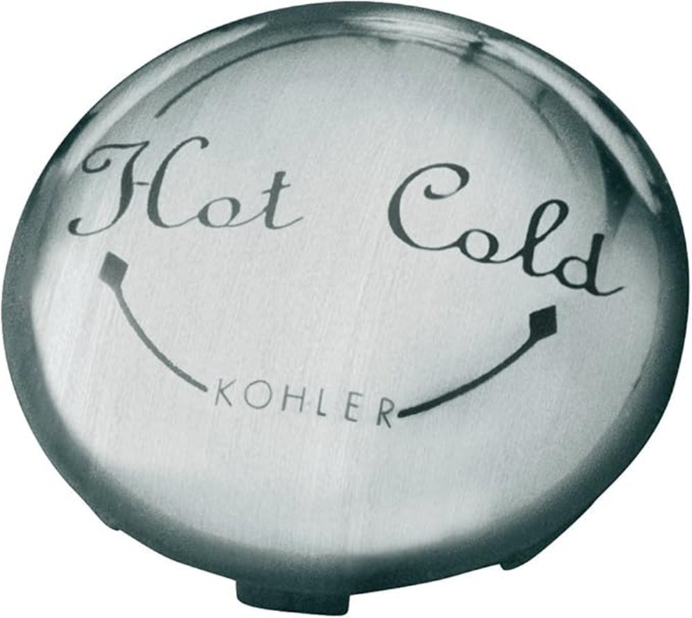 KOHLER K-12001-G Fairfax Single Control Plug Button, Brushed Chrome