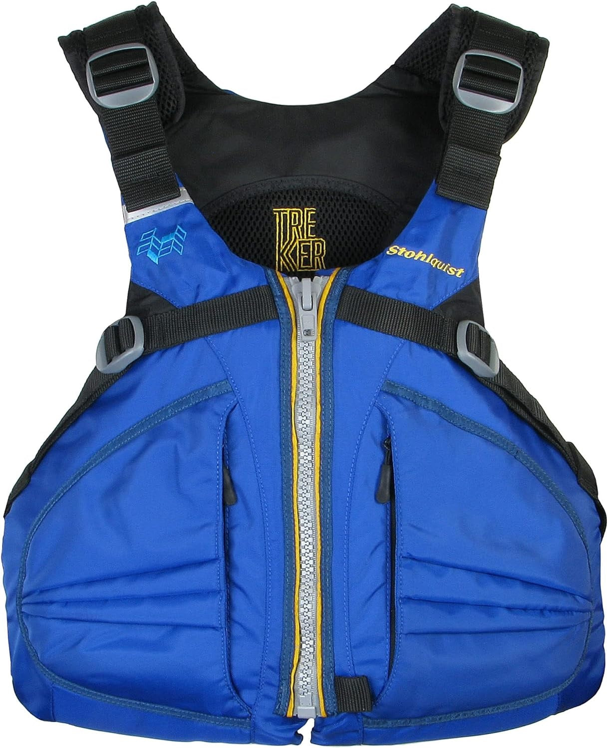 Stohlquist Men's Trekker Mesh Back Lifejacket (PFD) Sapphire Blue XXL 46in-52in