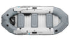 Intex Mariner 4 Person Inflatable Boat Set with Aluminum Oars and Pump