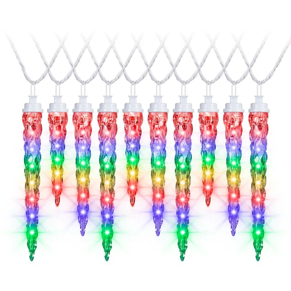 Gemmy LightShow ShootingStar 10-Count LED Multicolor Icicle Light String