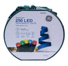 GE StayBright 250 LED Microbright Multicolor String Lights Green Wire 51.8FT
