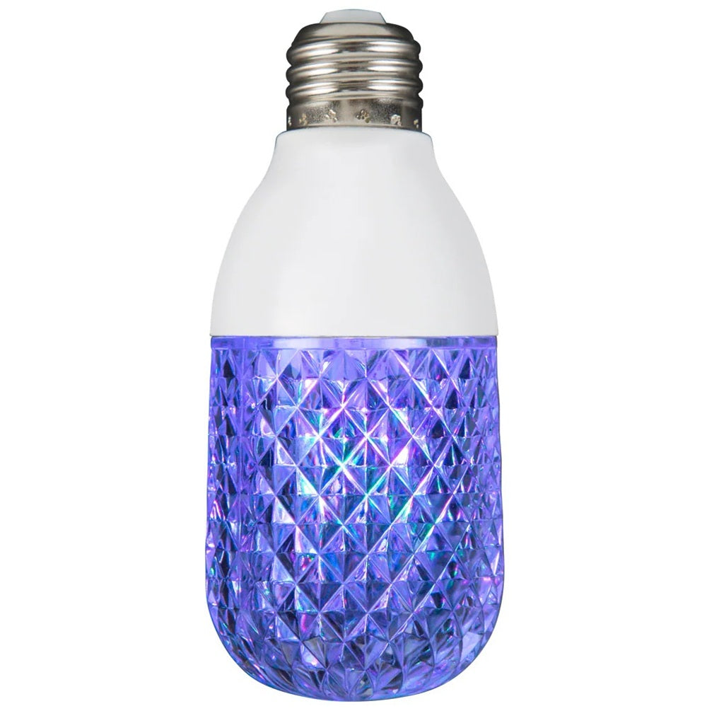 Gemmy LightShow Northern Sky Diamond Sparkle Multicolor LED Edison-Style Bulb