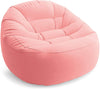 Intex Beanless Bag Inflatable Chair, 44" X 41" X 29" Sweet Pink